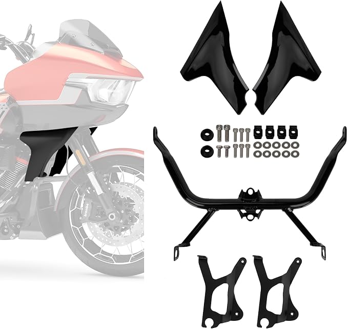PSLER Side Fairing Panel Support Bracket for 2023-2026 Touring | fits 2023-2026 Touring CVO Road Glide ST FLTRXSTSE and FLTRXSE models with reliable structural stability and support