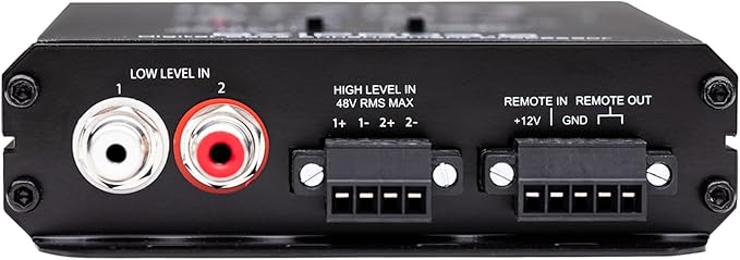 Hifonics BXIPRO3.0 Bass Enhancer, Digital Processor with Dash Mount Remote Control, Integration with Any Vehicle for Upgraded Subwoofer System, Black