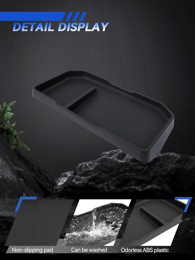 for NQ5 Dashboard Console Organizer 2026 Sportage NQ5 Accessories Behind Screen Organizer Storage Box Console Dash Tray