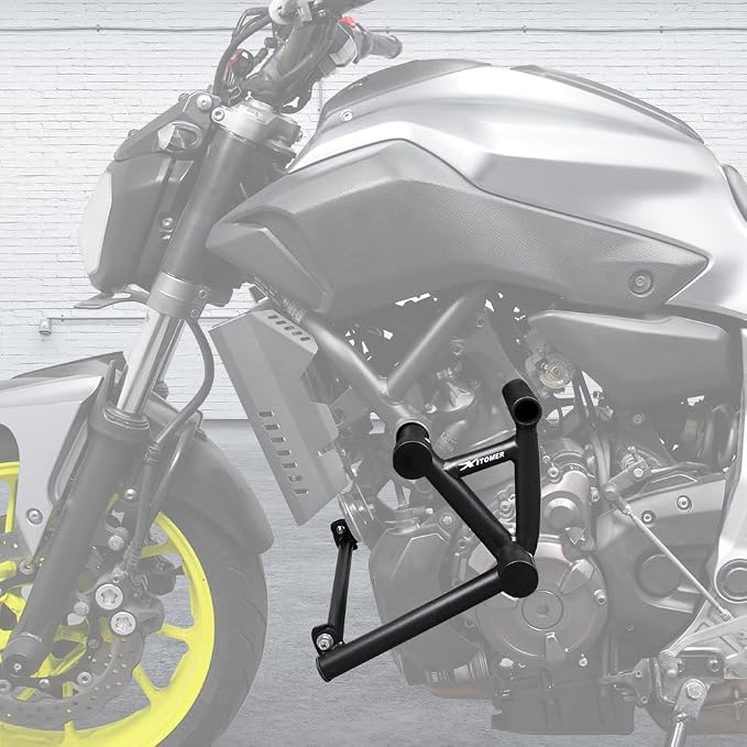 Xitomer Stunt Crash Cage Compatible with XSR700 2015-2024, FZ-07 MT-07 2014-2024 FZ07 MT07 Drift Street Engine Guard Crash Bar Race Rail