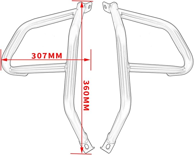 Motorcycle Engine Guard Highway Crash Bar Fit for Ninja 500 2024-2026 Ninja400 2018-2026 Ninja250 2018-2021 Stunt Cage Bumper Frame Falling Protector