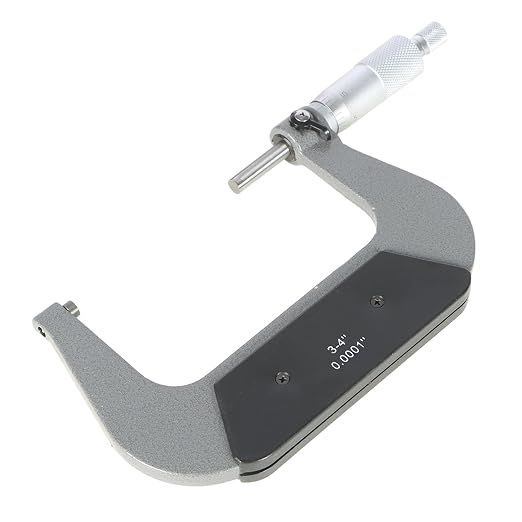 marddpair Micrometer 3-4 Inch 0.0001 Inch Precision Outside Micrometer Carbide Tipped