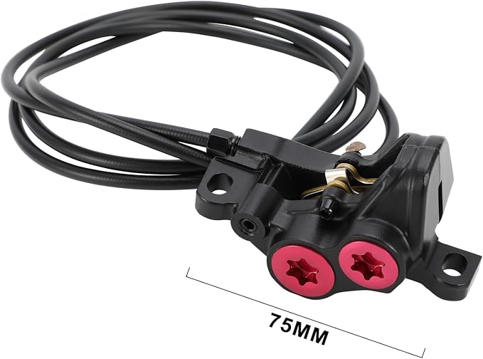 Rear Brake Caliper for Surron,with Brake Pads and Oil Hose (160CM/62.99'') Replacement for Dirt Bike Sur Ron Light Bee X/Light Bee S/X160/X260
