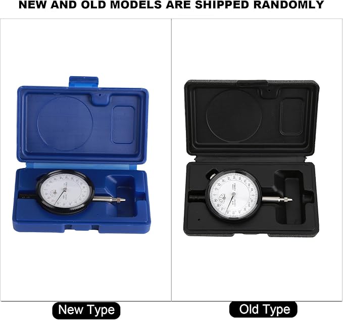 Dial Indicator, 0.001mm 0‑1mm Dial Measuring Tool 8 Jewels Shockproof Dial Indicator Micrometer Measuring Tool for 3D Printer Leveling