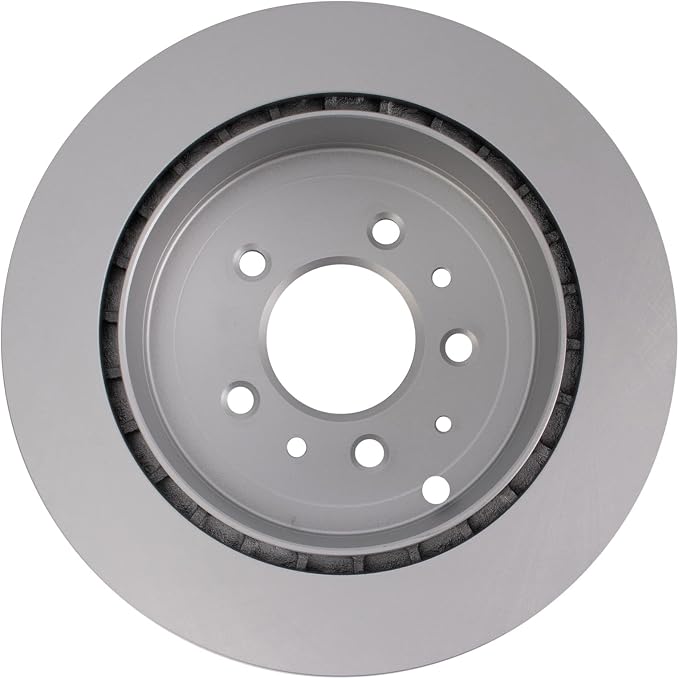 TRQ Rear Brake Rotor Set G Coated Vented Compatible with 2007-2012 Mazda CX-7