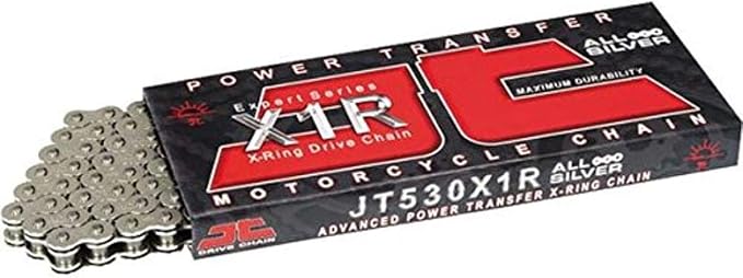 JT Chain JTC530X1RNN110RL (530 Series) Nickel 110 Link Heavy Duty X-Ring Chain with Connecting Link