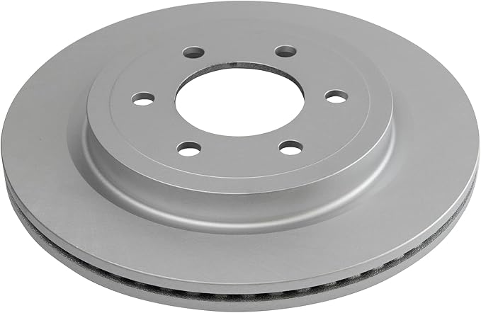 TRQ Rear Brake Rotor Set G Coated Vented Compatible with 2018-2021 Ford Expedition 2018-2020 F-150 2018-2021 Lincoln Navigator