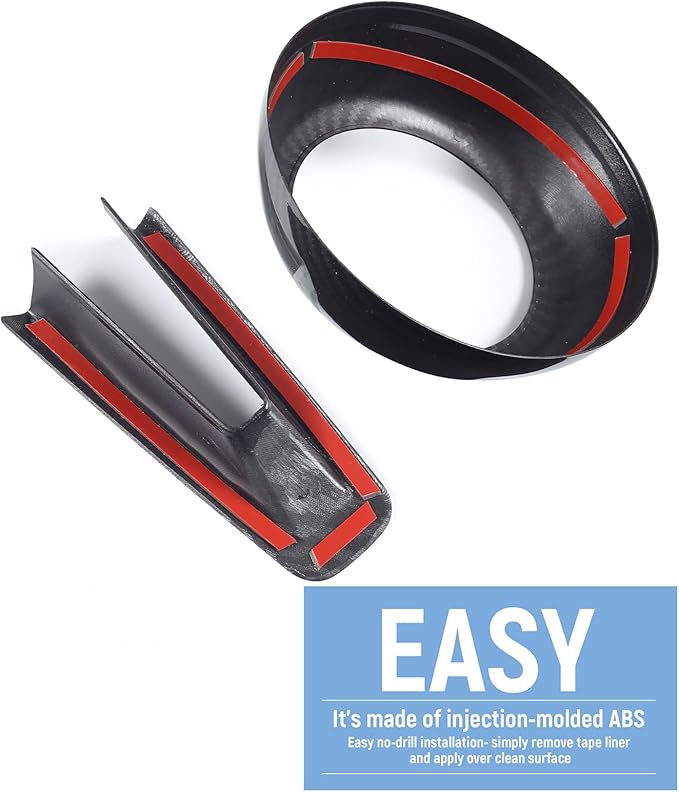 for Mazda CX-50 Mazda 3 CX-30 Steering Wheel Protective Trims Cover, Sporty Carbon Fiber Style Interior Accessories for Mazda CX50 CX 50 2023 2024 2025 Mazda 3 CX30 CX 30 2020-2024