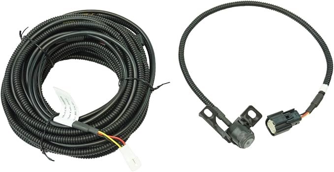 TRQ Rear View Camera Add On Kit w/Wiring Harness & Tailgate Handle Compatible with Ford