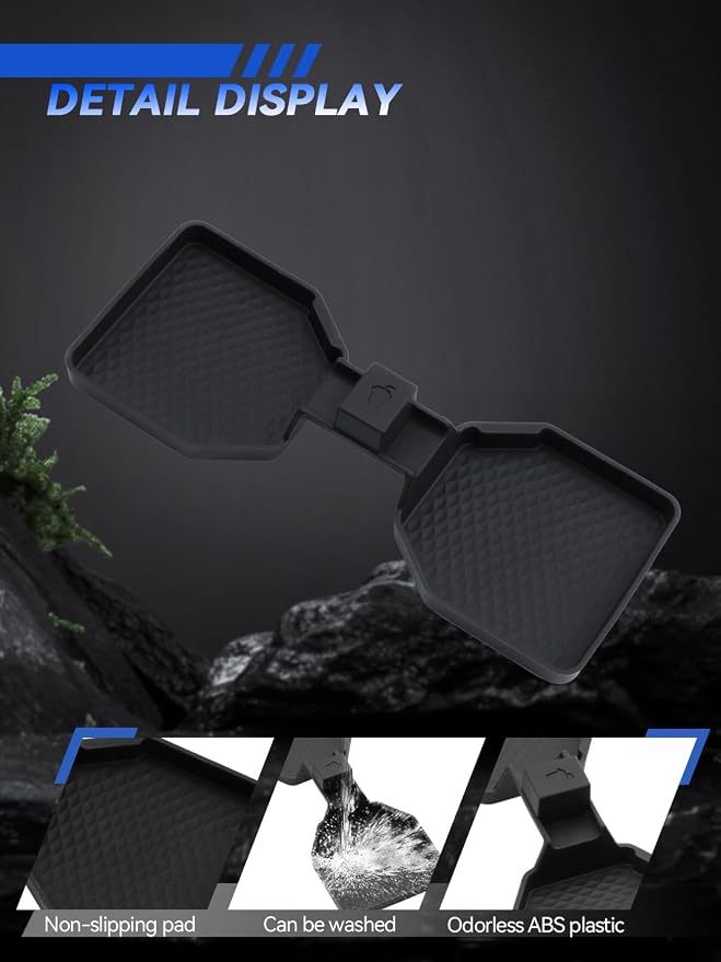 for TX Cup Holder Liner 2024 2025 2026 Lexus TX350/TX500h+ /TX550h Accessories Non-Slip Silicone Material Anti-Rattle Anti-Dust Cup Holder Coaster Liner Mat