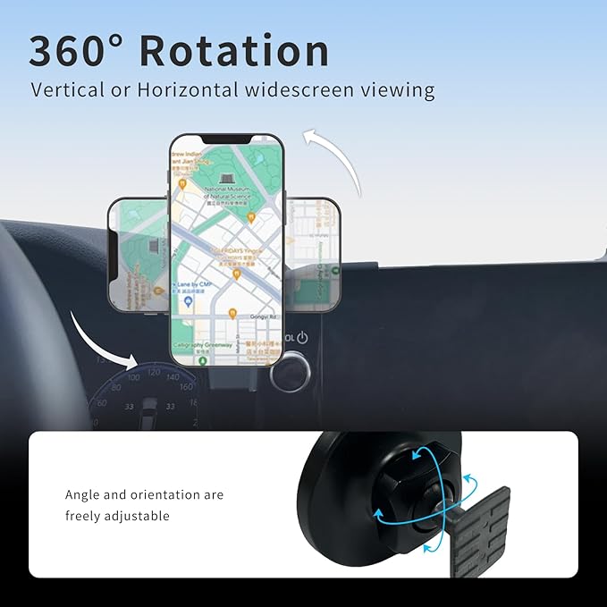 Car Phone Holder for Toyota Camry 2025–2026, Specific MagSafe Magnetic Phone Mount, Dashboard Cell Phone Holder for 12.3-Inch Touchscreen, Strong Magnets for iPhone (Not Fit 8-Inch Screen)