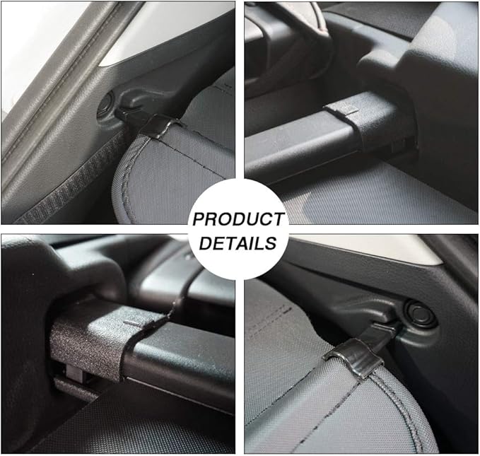 Powerty Cargo Cover for 2015-2023 2024 Ford Edge Accessories Trunk Cover Retractable Trunk Shielding Shade Cargo Luggage Cover No Gap
