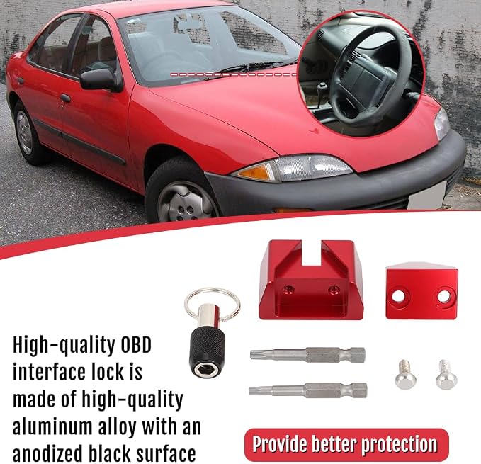 OBD II Port Lock Aluminum Alloy OBD Port Locking Tool