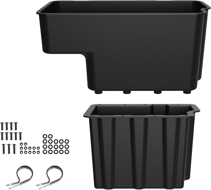 SAUTVS Under Seat Storage Box for Kawasaki Mule 4000 4010 2014-2026 | Water Resistance 14L Under Driver Seat Storage Bin Accessories