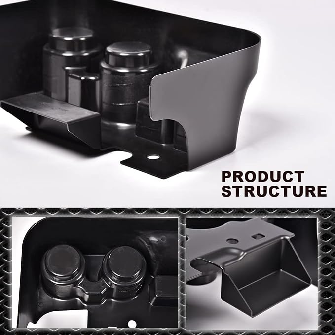 CROSSDESIGN Center Console Cupholder Compatible with 1999-2001 Ford Super Duty Truck - F250 / F350 / F450 / F550