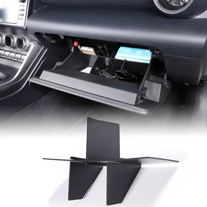 Glove Box Organizer for Toyota 86 GT86 2022-2024 and for Subaru BRZ 2022 2023 2024, Center Console Glove Box Divider Storage Glove Box Organizer Tray, Insert Box ABS Secondary Storage BRZ Accessorie