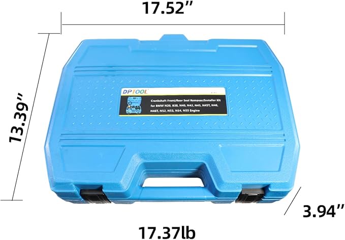 Crankshaft Oil Seal Remover installer Kit Front Rear Seal Tool Set Compatible with BMW N20 B38 N40 N42 N45 N45T N46 N46T N52 N53 N54 N55 Engine