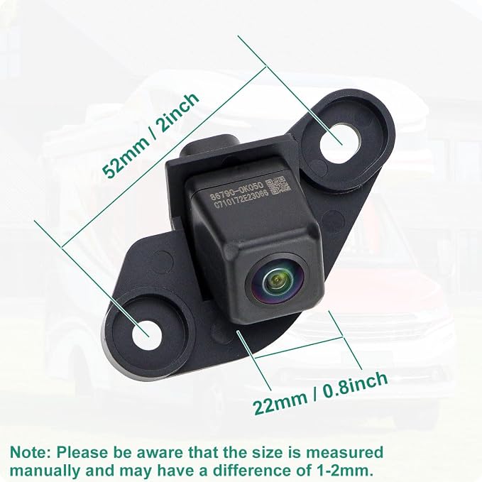 867900K050 Rear View Camera Replacement for Toyota HILUX 2021-2024, OE Backup Cam Replaces 86790-0K050 by GreenYi