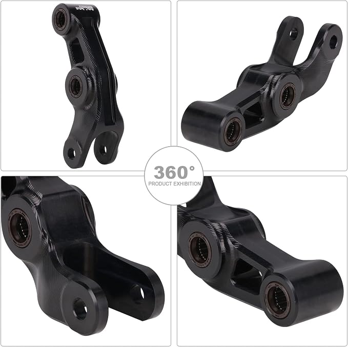 JFG RACING Sur Ron Suspension Linkage & Triangle Link Kit Set Rear Shock Link for Sur Ron X X160 X260 Electric Dirt Bike, Knight Black