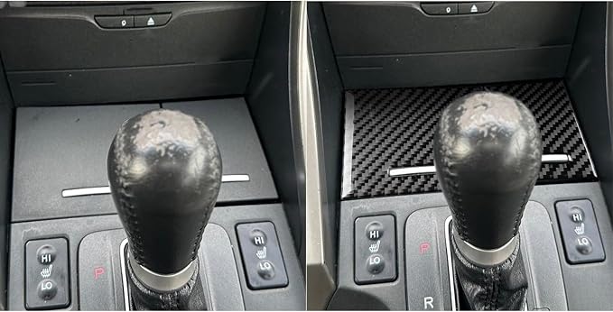 black soft carbon fiber car interior ashtray 2/piece decorative sticker suitable for Acura TSX 09-14 carbon fiber car interior