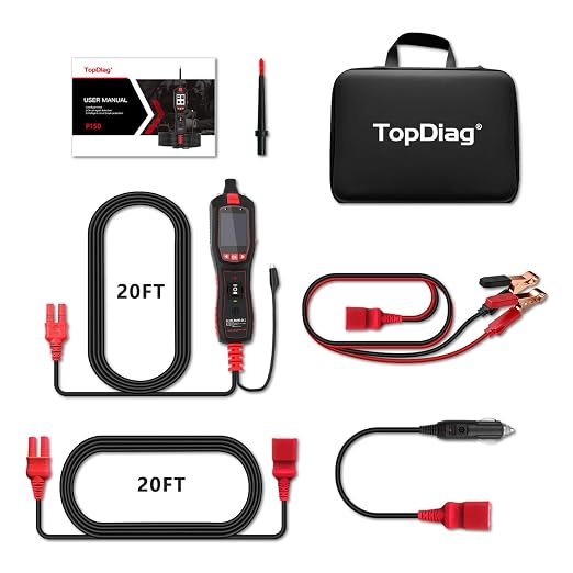 Electrical Tester for 6V-30V Cars, Short Circuit Breaker Finder Tool, Automotive Circuit Tester, Voltage Tester, P150