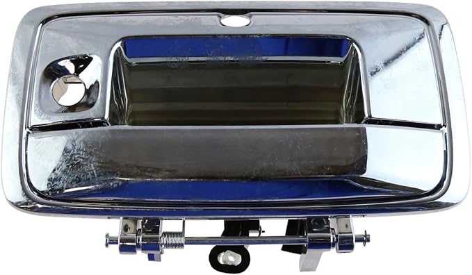 TRQ Rear View Camera Add On Kit w/Wiring Harness & Tailgate Handle Compatible with GM Pickup