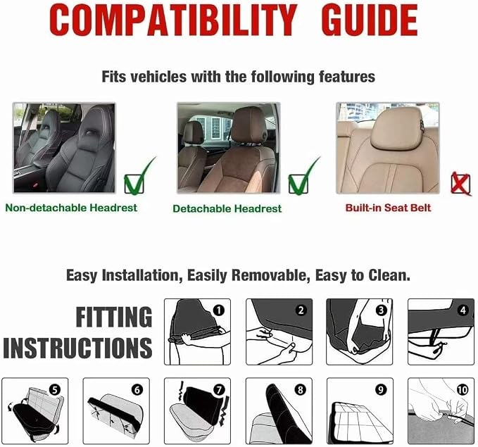 10 Pcs Skull with Red Rose Car Accessories Set, Seat Covers Steering Wheel Cover Center Car Console Pad Armrest Cover Seatbelt Pads Car Coaster Key Chains Wrist Strap for Car Decoration