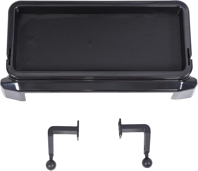 Aunginsy Center Console Dash Storage Tray Compatible with Toyota Tacoma 2024 2025 2026, Car Dashboard Storage Box Organizer Holder Insert Mounted Tray ABS Interior Accessories, Only Fit 8-inch Screen