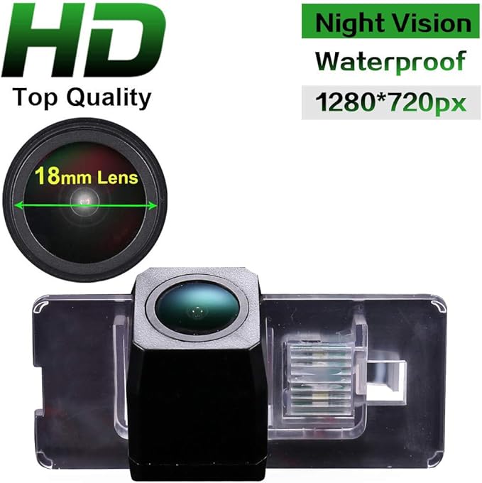 HD IP68 170° Night Vision Reversing Plate Light License Rear View Backup Camera Compatible with BMW Mini Cooper Kombilimousine R55 R56/Convertible cabrio R52/Cabriolet R57/Coupe R58/Roadster R59(7022)