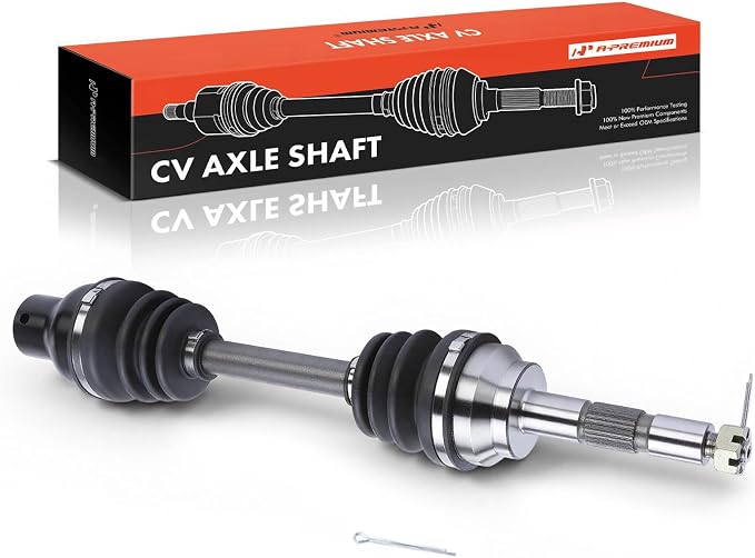 A-Premium Front Driver or Passenger Side CV Axle Shaft Assembly for Polaris | Compatible with Magnum 325/425, Scrambler 400/500, Sportsman 335/400/500, Worker 335/500, Xplorer 250/300/400/500