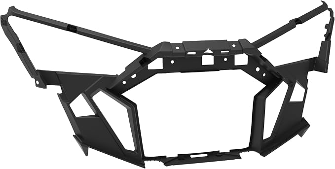 Combined Front Fascia for Polaris RZR PRO XP/XP 4 2020-2024 Accessories, Black PP Front Decoration Frame Combination Trim Panel for 20-24 RZR PRO, Replace #5455177-070