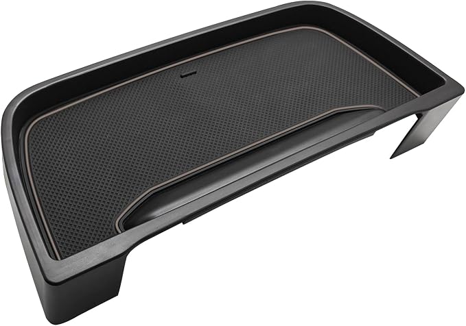 Muslogy Dash Storage Tray (for 9-in Screen Only) Insert Behind Screen Center Console Organizer Interior Accessories Compatible with Honda Pilot 2023-2025 EX-L Touring Elite(Brown) Won't fit 2026