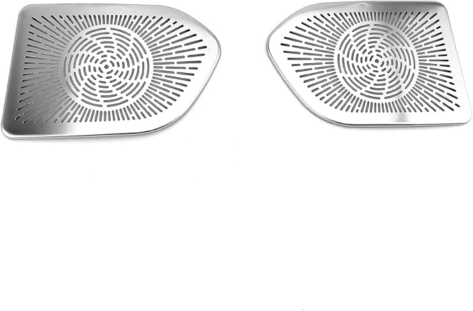 YOUTOOCAR Stainless Steel Door Speaker Covers Tweeter Audio Speaker Covers Trim Compatible with Kia EV3 2026 Accessories (Silver)