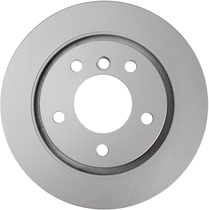 TRQ Rear Brake Rotor Set G Coated Vented Compatible with 1996-1998 328i 1998 328is 1999-2000 323i 2000 323Ci 2000 328Ci 2000 328i 2001-2006 325Ci 2001-2005 325i