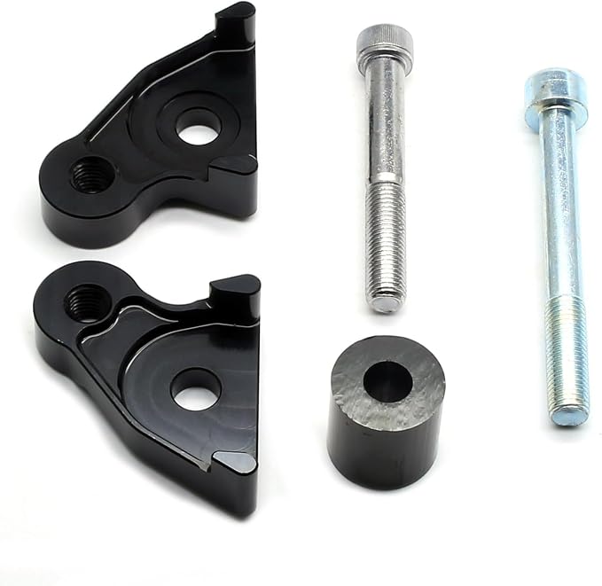 MZS Motorcycle Frame Sliders Compatible with ZX10R ZX-10R ABS 2011 2012 2013 2014 2015, Racing Falling Crash Protector Guards No Cut Kits Accessories Black