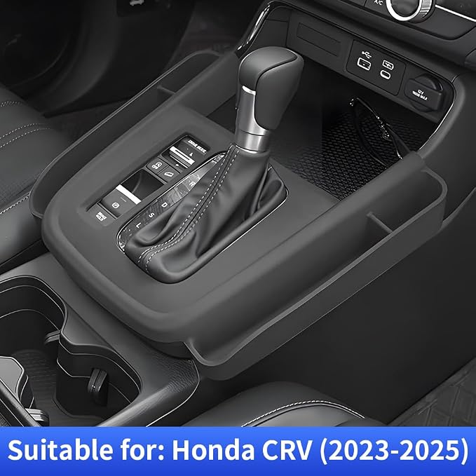 Car Center Console Organizer for Honda CRV 2023 2024 2025 2026 and Honda CR-V Hybrid 2023-2026 Auto Interior Accessories Central Control Storage Panel Decoration Protection Cover Seat Tray