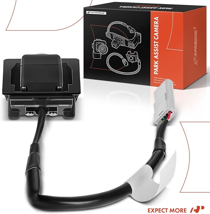 A-Premium Park Assist Camera Rear View Backup Reverse Camera Compatible with Select Chevrolet Models - 2016-2017 Camaro