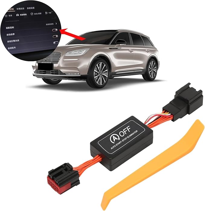 Auto Start Stop Eliminator Compatible with Lincoln Corsair/Aviator/NAUTLUS 2020-2022,Easy Install Autostop Eliminator/Disable/Delete/Disabler Accessories