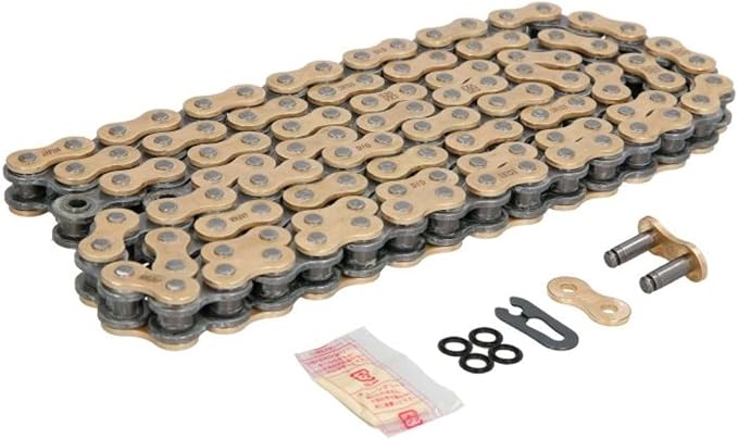 DID (520VX3GB-112) Gold 112 Link High Performance VX Series X-Ring Chain with Connecting Link