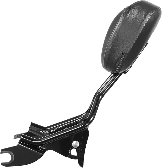 VEVOR Motorcycle Backrest Sissy Bar, Compatible With Harley-Davidson Touring Street Glide Road Glide Road King, 16 inch Height Detachable Passenger Backrest, For Motorcycles, Black