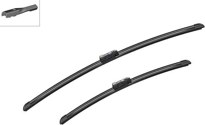BOSCH 3397014318 AeroTwin OE Replacement Wiper Blades Driver & Passenger Side - Set of 2 (25" & 18") Top Lock 16mm