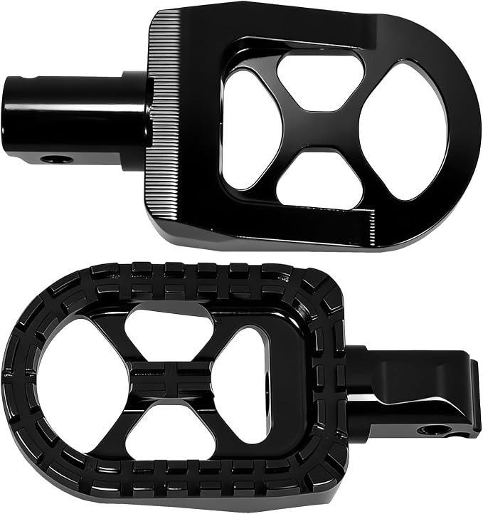 Mini Rear Passenger Footpegs Floorboards for 2018-2025 2026 Harley Softail Fat Boy/Street Bob/Fat Bob/Low Rider S/Breakout/Softail Slim 114 Models