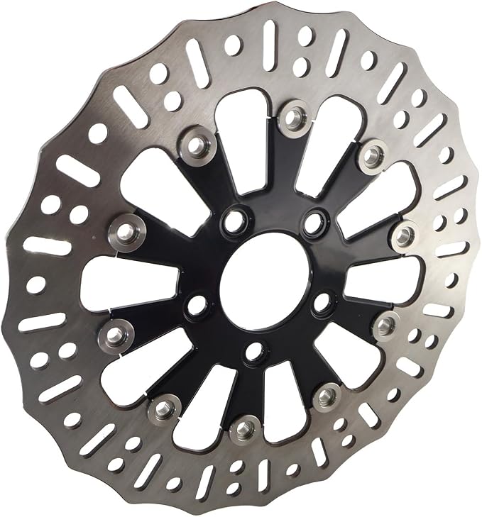 11.5" Floating Rear Brake Rotor Disc Fit for Harley Touring Electra Glide Road Glide Street Glide Road King Ultra Custom Special (Rear)