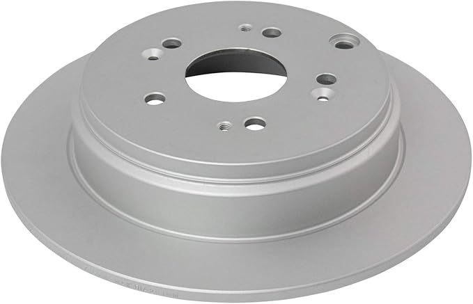 TRQ Rear Brake Rotor Set G Coated Solid Compatible with 2007-2018 Acura RDX 2005-2016 Honda CR-V