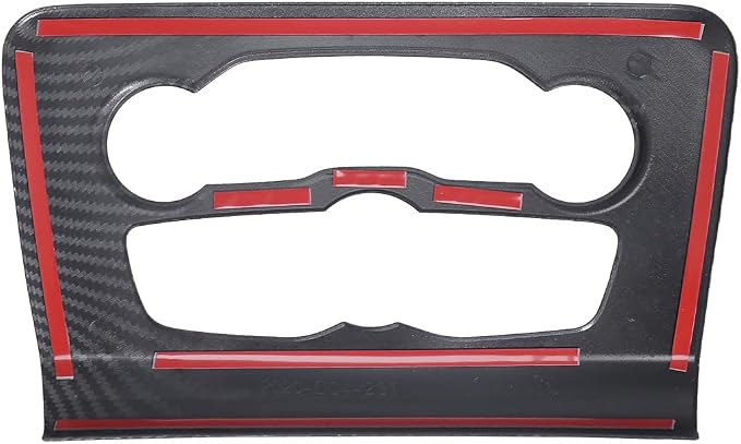for Dodge Charger 2015-2023 Interior Accessories Central Control Air Conditioning A/C Panel Cover ABS Carbon Fiber