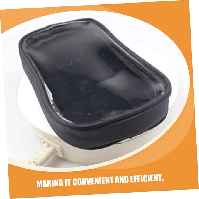 Magnetic Motorcycle Tank Bag with Waterproof PU Leather, Touchscreen Phone Pouch, Small Motorcycle Storage Bag for Motorbike Fuel Tanks and Scooter Riding Accessories