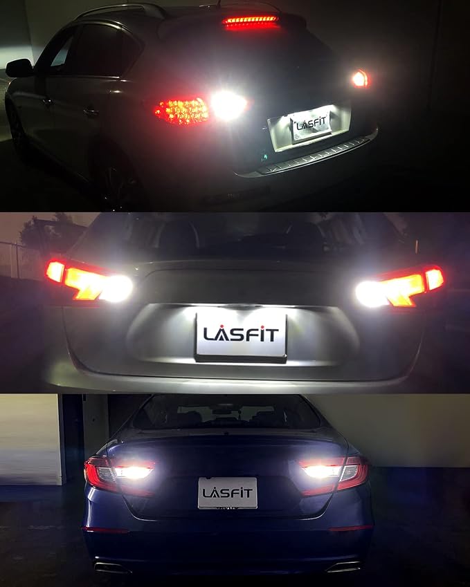 LASFIT 921 W16W LED Reverse Backup Light Bulbs for 2014-2022 2023 2024 2025 2026 Silverado 1500 2500 3500 HD, 6000K Cool White Super Bright OEM Replacement, 2 pcs