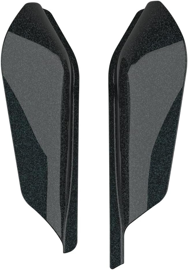 Advanblack 2025 RG Mid Frame Air Deflectors Compatible for Harley Touring Street Glide, Road King, Electra Glide, 2009-2025 (Iron Horse Metallic)