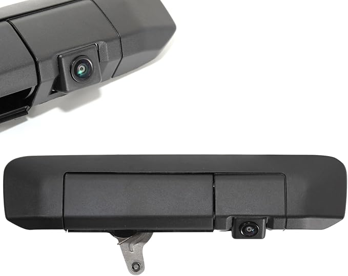 EWAY Tailgate Handle Backup Camera for 2005-2014 Toyota Tacoma, Liftgate Door Handle Latch Replacement Reverse Rear View Back Up Camera, RCA Aftermarket Input, Replaces# 6909004020 69090-04020