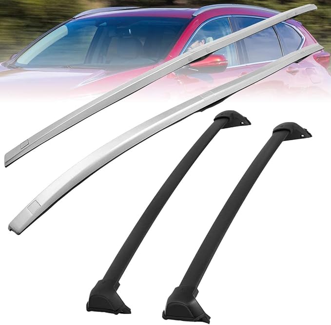4Pcs Roof Rack Cross Bar Side Rails 2017-2022 for Honda CRV CR-V Luggage Carrier Aluminum